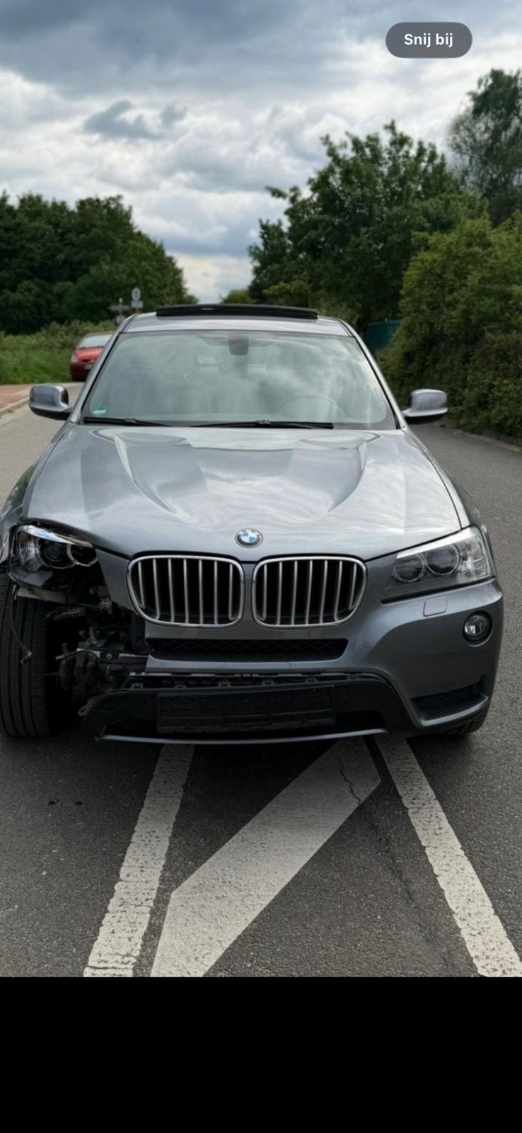 Motorkap Bmw X3 F25 met werk, Ophalen, Gebruikt, Voor, BMW