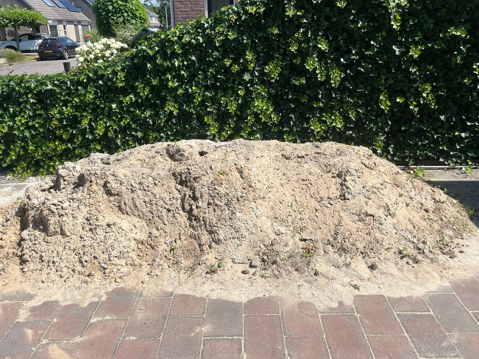 Geel zand, Tuin en Terras, Zand, Ophalen, Gebruikt, Ophoogzand