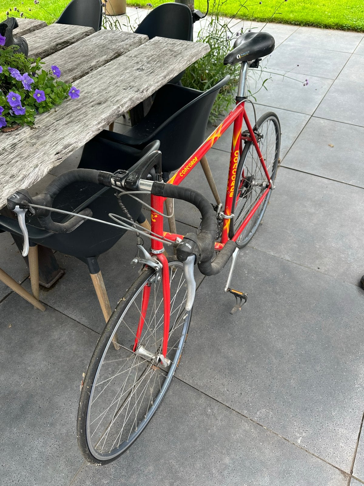 Concorde racefiets - Rood, gebruikt, Fietsen en Brommers, 28 inch, Gebruikt, 53 tot 57 cm, Ophalen