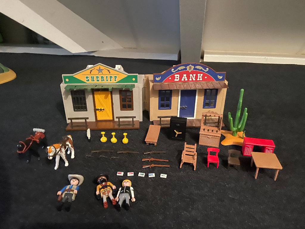 Playmobil Western meeneem Westernstad - 4398, Ophalen, Gebruikt, Complete set