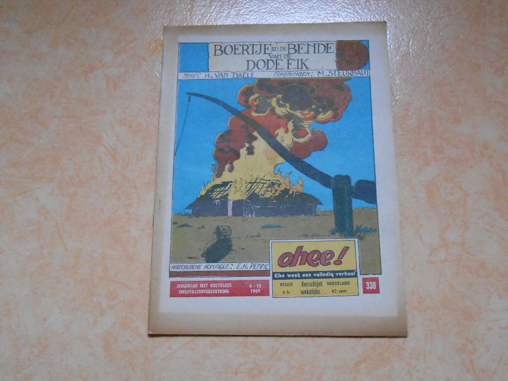 Ohee 338 Boertje en de bende van de dode eik 1969., Eén stripboek, Ophalen of Verzenden, Zo goed als nieuw