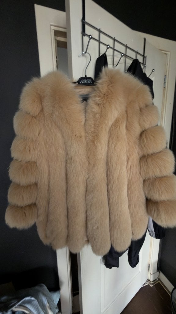 Fox fur maat S, Aria Moda, Beige, Ophalen of Verzenden, Maat 36 (S)