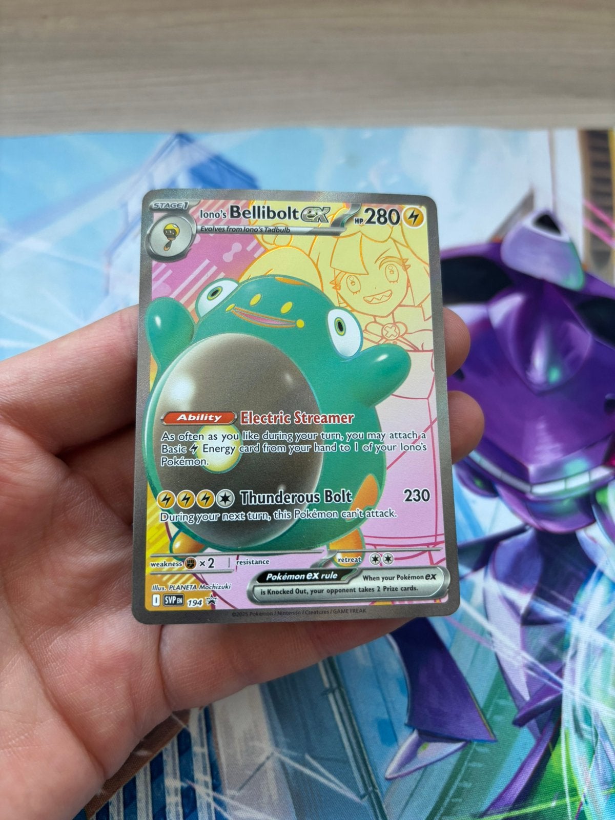 Iono’s Bellibolt ex (SVP 194) – SV Black Star Promos, Ophalen of Verzenden, Zo goed als nieuw