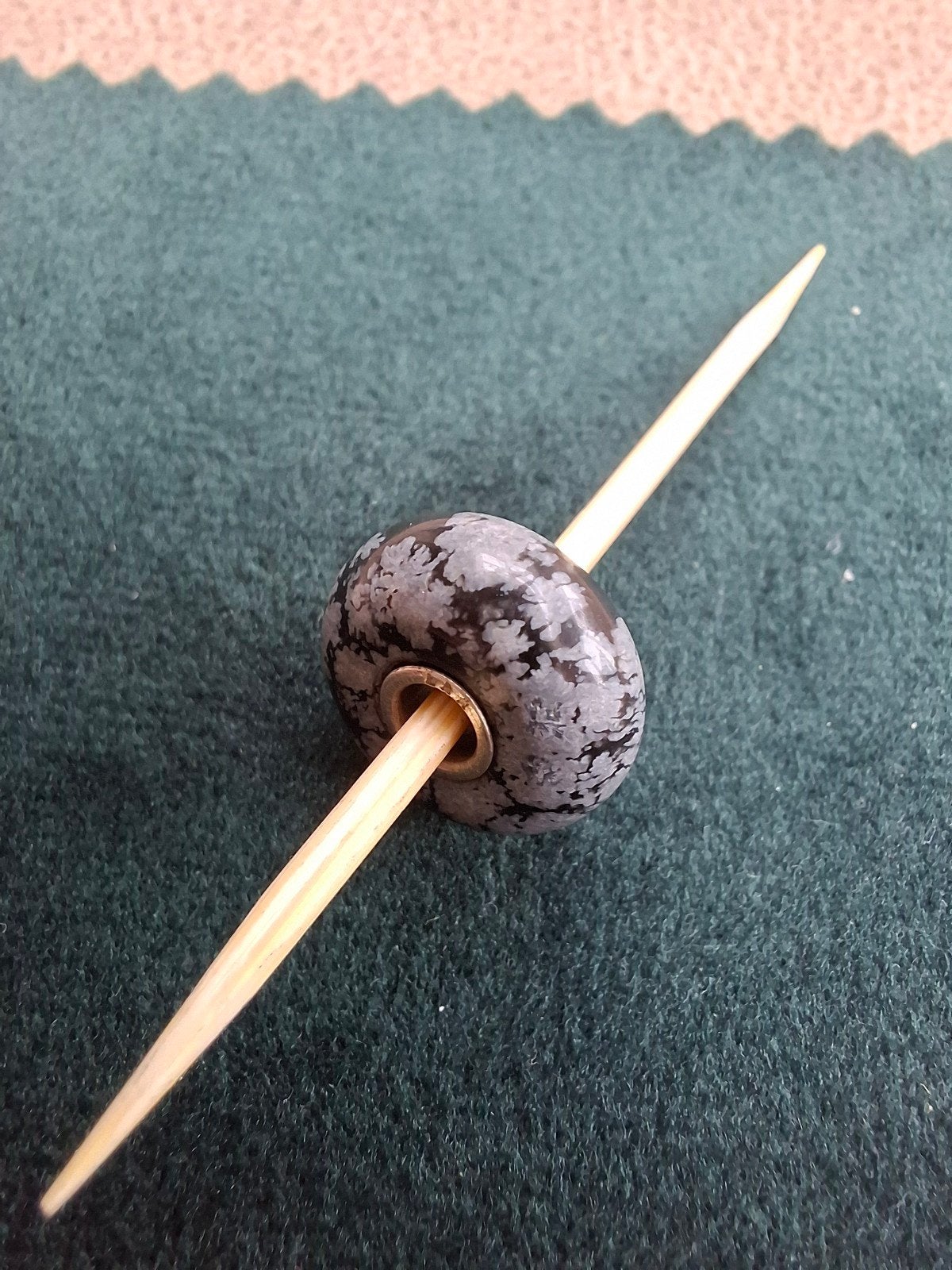 Trollbeads snowflake obsidiaan, Overige materialen, Ophalen of Verzenden, Zo goed als nieuw, Trollbeads