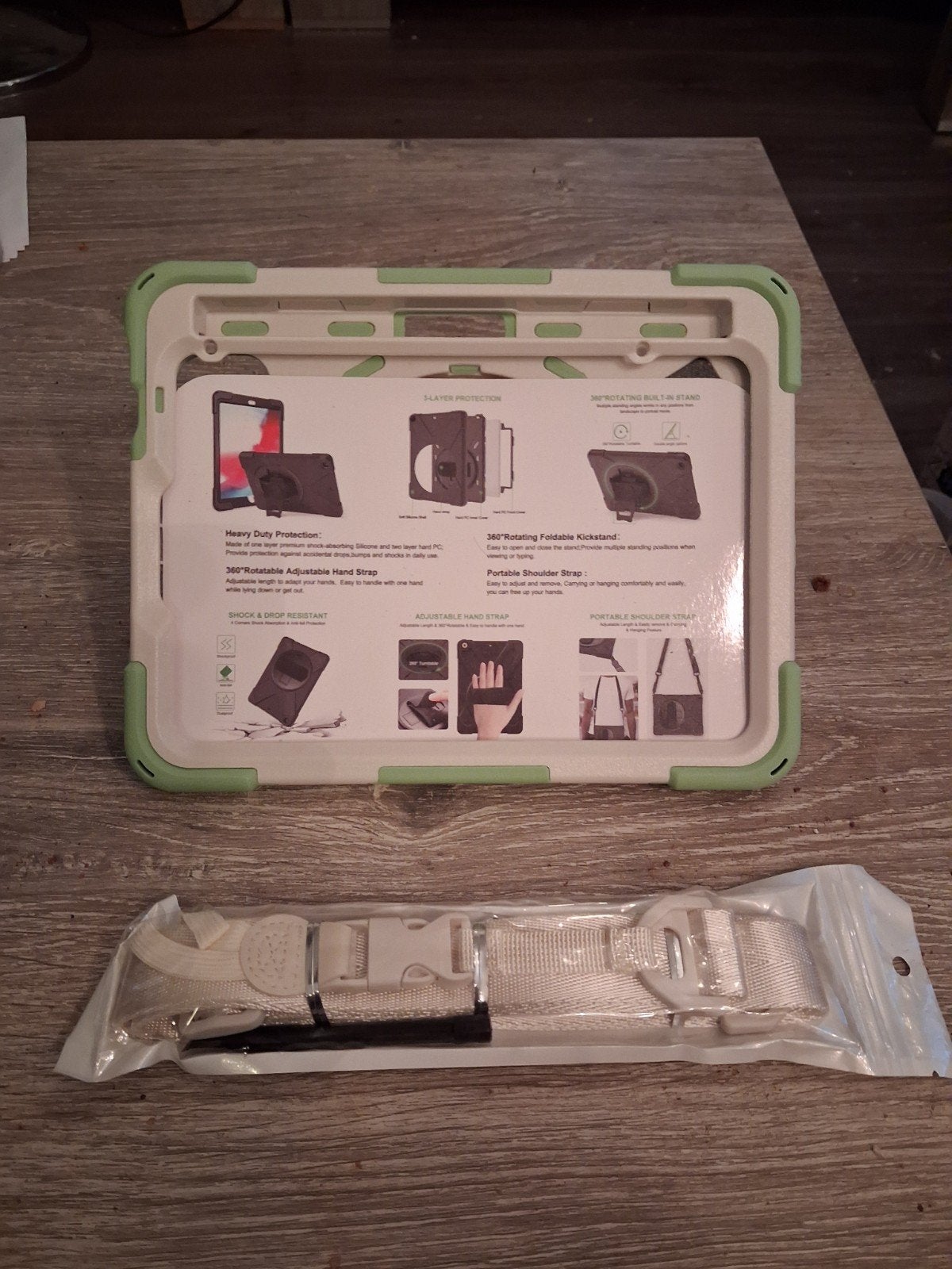Robuuste iPad Mini 6 hoes met 360 draaibare standaard, Ophalen of Verzenden
