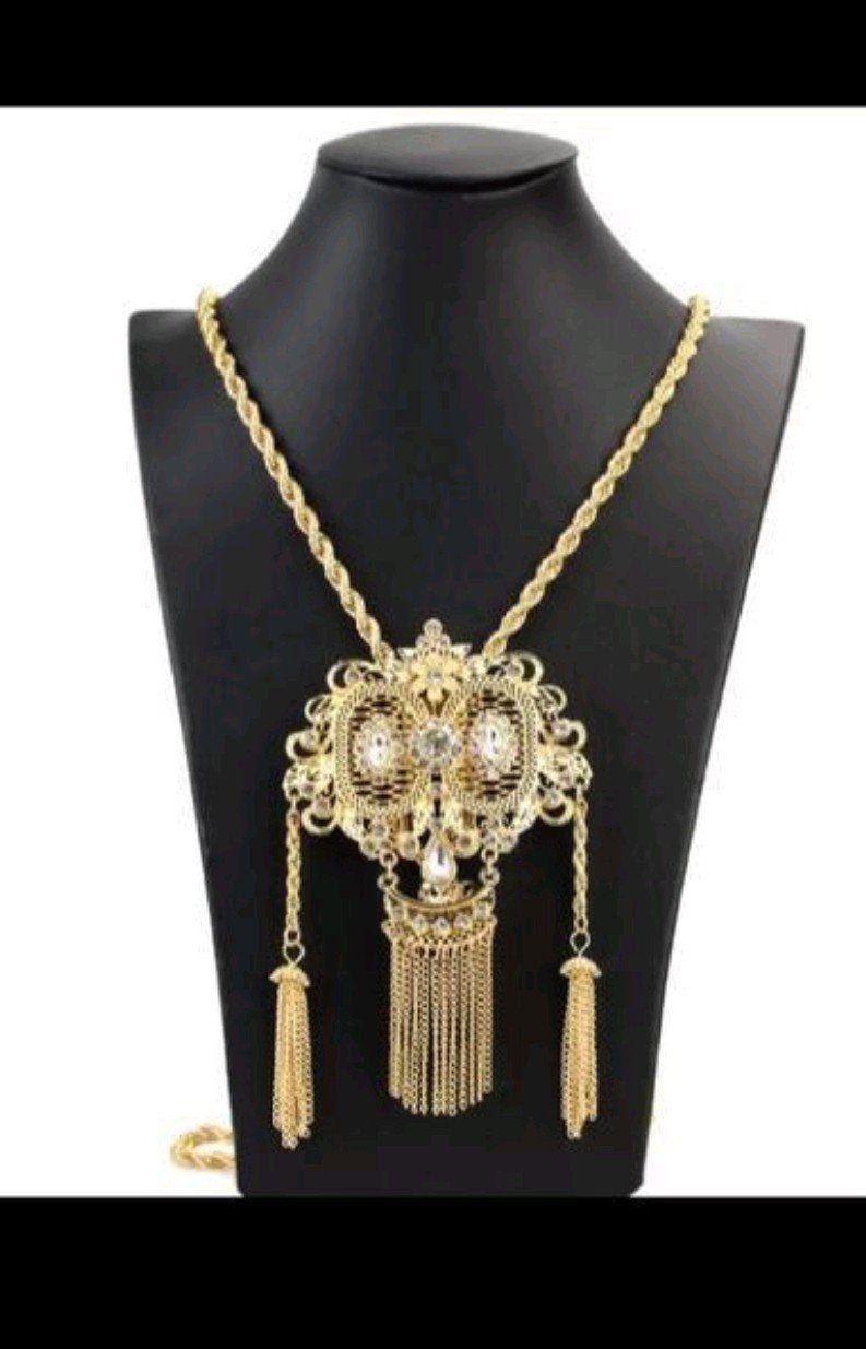 Nieuwe Marokkaanse jurk ketting, Ophalen, Overige materialen, Nieuw, Met hanger