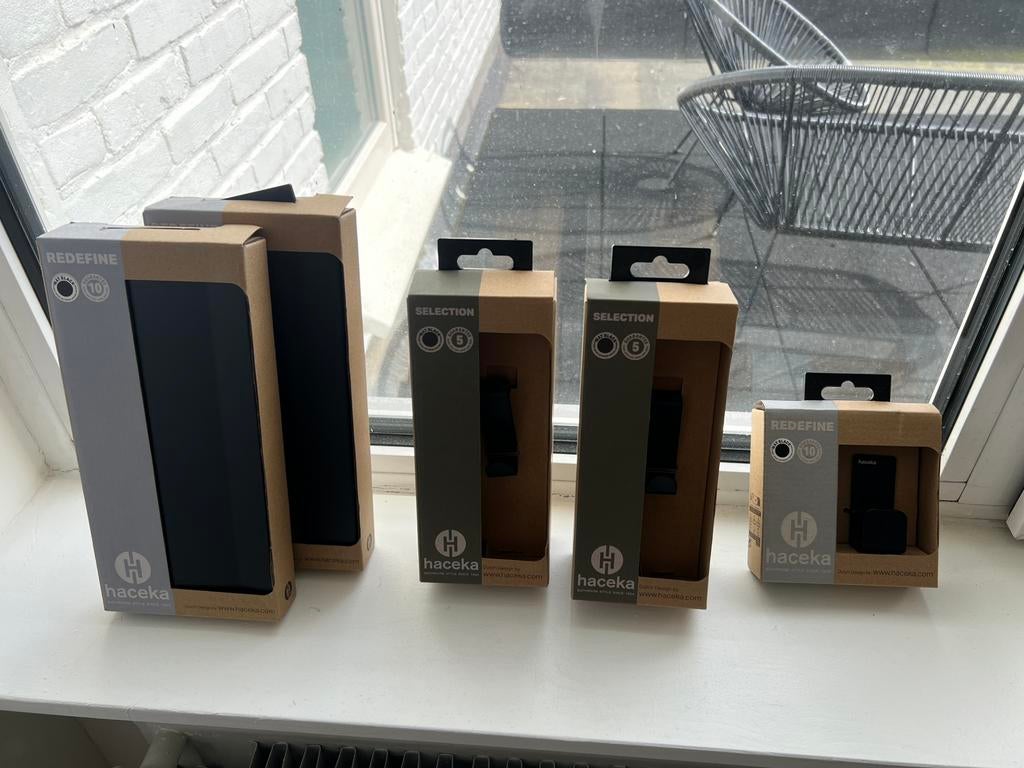 Badkameraccessoires Haceka, Ophalen, Nieuw, Zwart