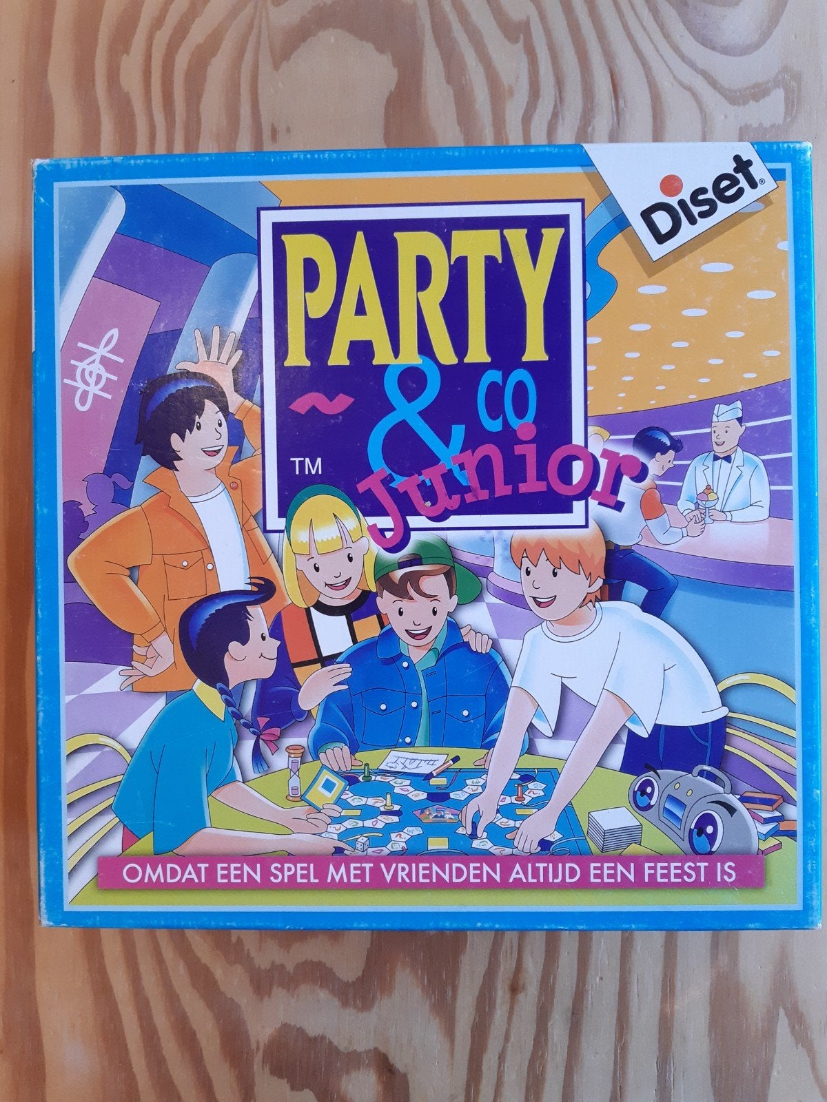 Party & Co Junior Bordspel, Drie of vier spelers, Ophalen of Verzenden, Gebruikt, Diset