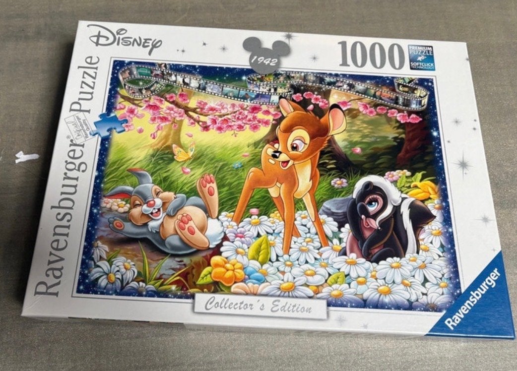 Ravensburger Disney Bambi Legpuzzel 1000 stukjes Collectors, Hobby en Vrije tijd, Denksport en Puzzels, Ophalen of Verzenden, 500 t/m 1500 stukjes