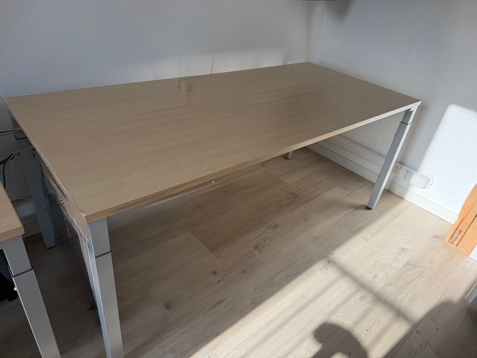 Steelcase bureau - verstelbaar 180x80 cm, Ophalen, Gebruikt, Metaal, In hoogte verstelbaar