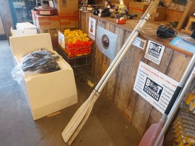 Set rubberboot peddels, Niet ingevuld, Gebruikt, Niet ingevuld, Niet ingevuld