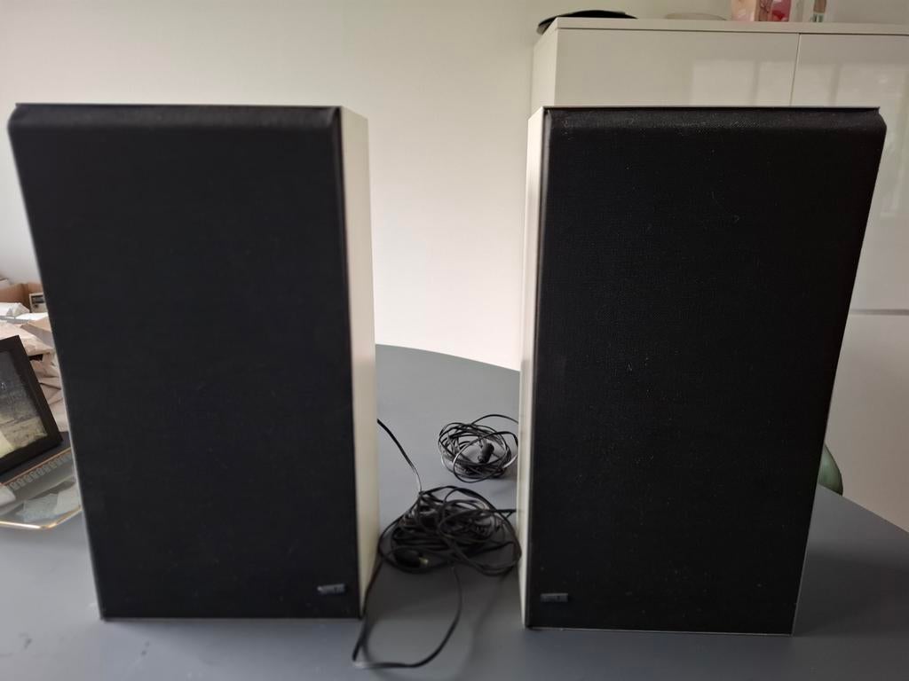Beovox S30 speakers met kabels, Gebruikt, Minder dan 60 watt, Front, Rear of Stereo speakers, Ophalen