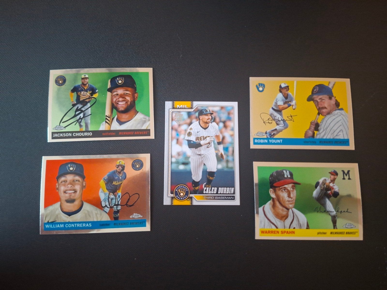 Topps Milwaukee Brewers Honkbal Kaarten, Ophalen of Verzenden, Zo goed als nieuw, Buitenlandse clubs, Spelerskaart