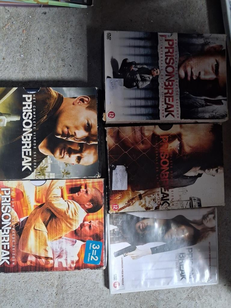 Complete Prison Break DVD boxset seizoenen 1 t/m 4 + Final, Ophalen, Boxset, Zo goed als nieuw, Actie en Avontuur
