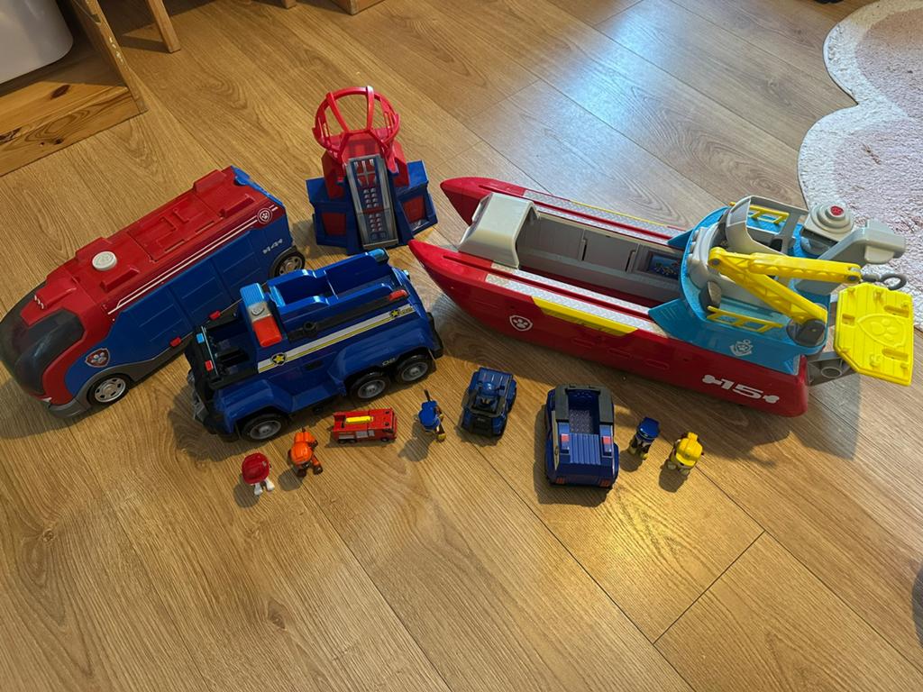 Paw Patrol grote auto’s, Ophalen, Zo goed als nieuw