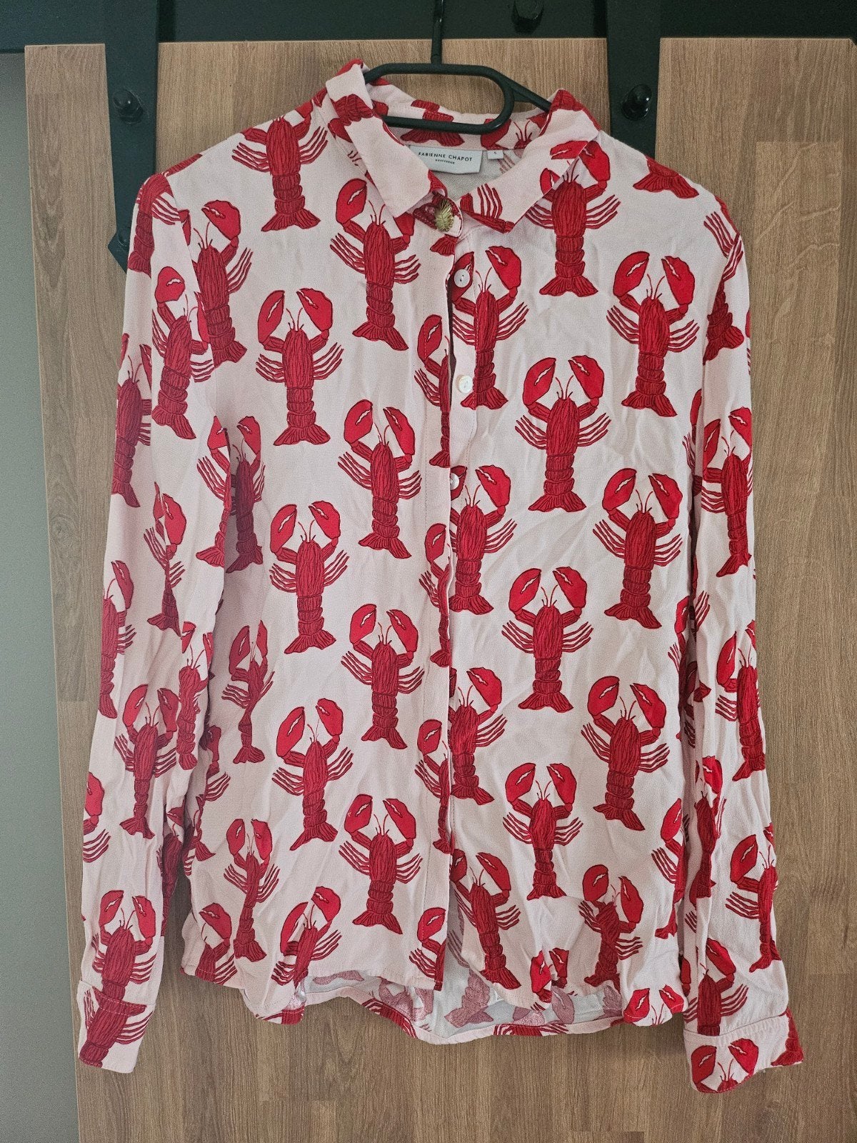 Fabienne Chapot Blouse met Kreeftenprint - Maat S, Meerkleurig, Ophalen of Verzenden, Zo goed als nieuw, Fabienne Chapot
