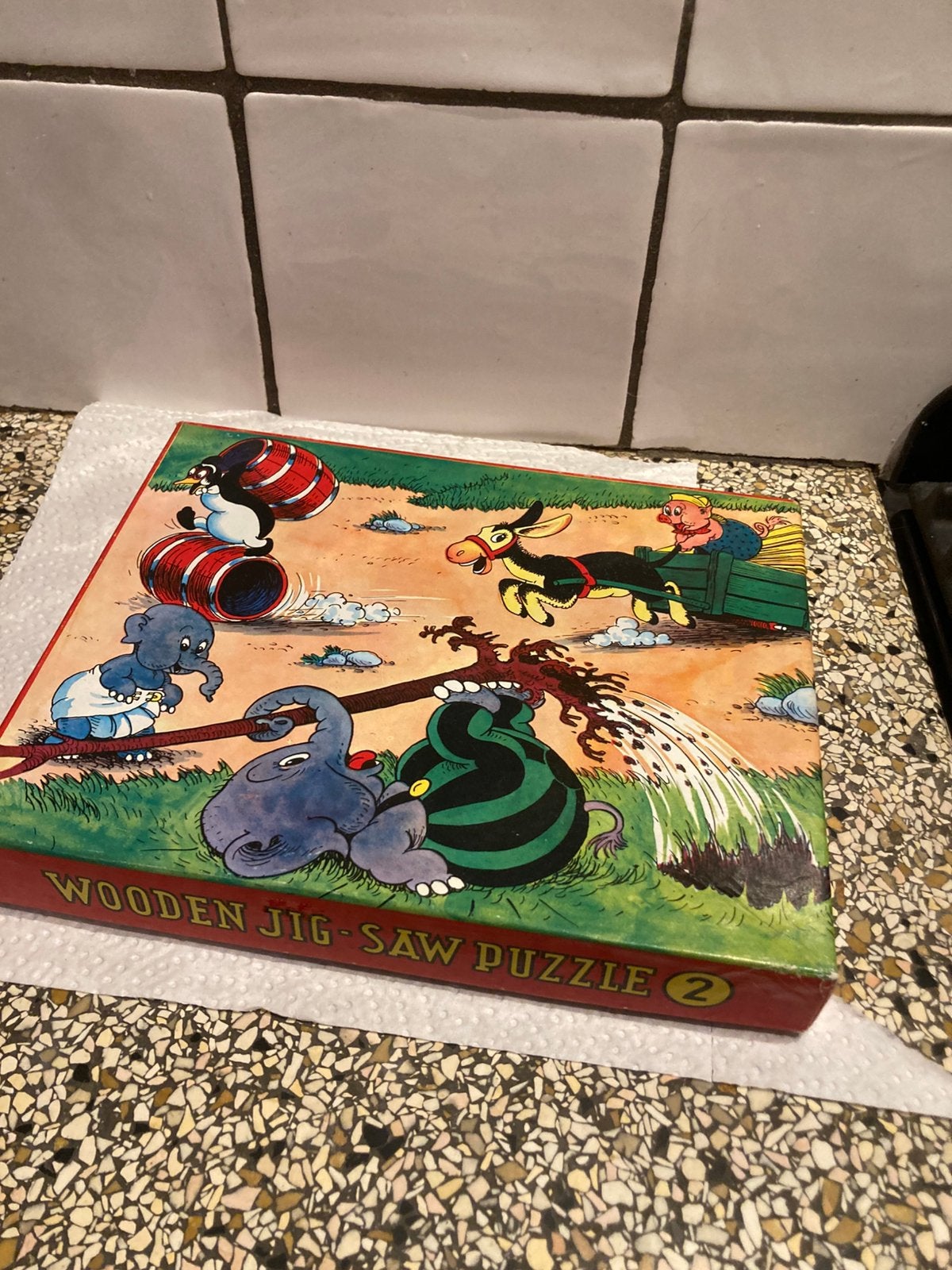 Oud puzzeltje, Antiek en Kunst, Ophalen of Verzenden
