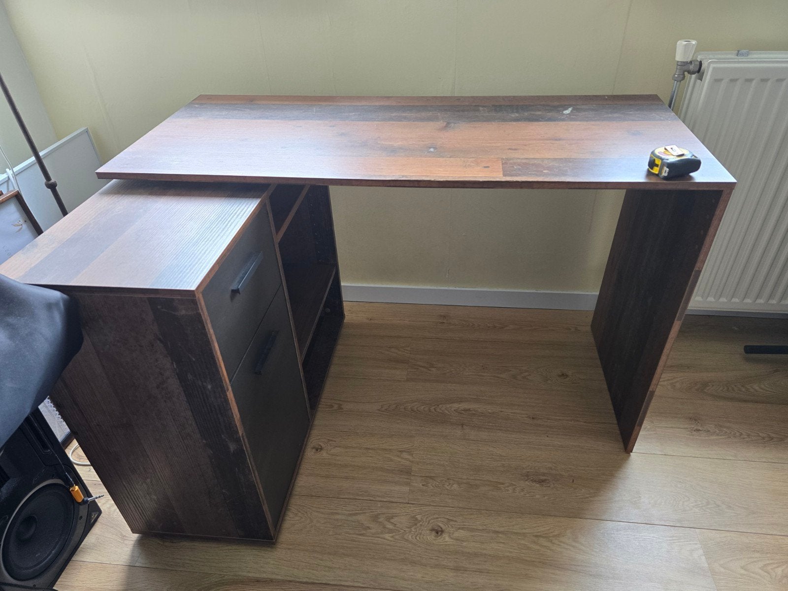 Bureau 83x50cm met lades en opbergruimte, lichte schade, Ophalen, Gebruikt