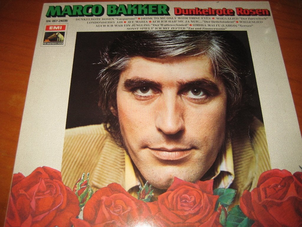 LP, Marco Bakker: Dunkelrote Rosen, Ophalen of Verzenden, Zo goed als nieuw, LP