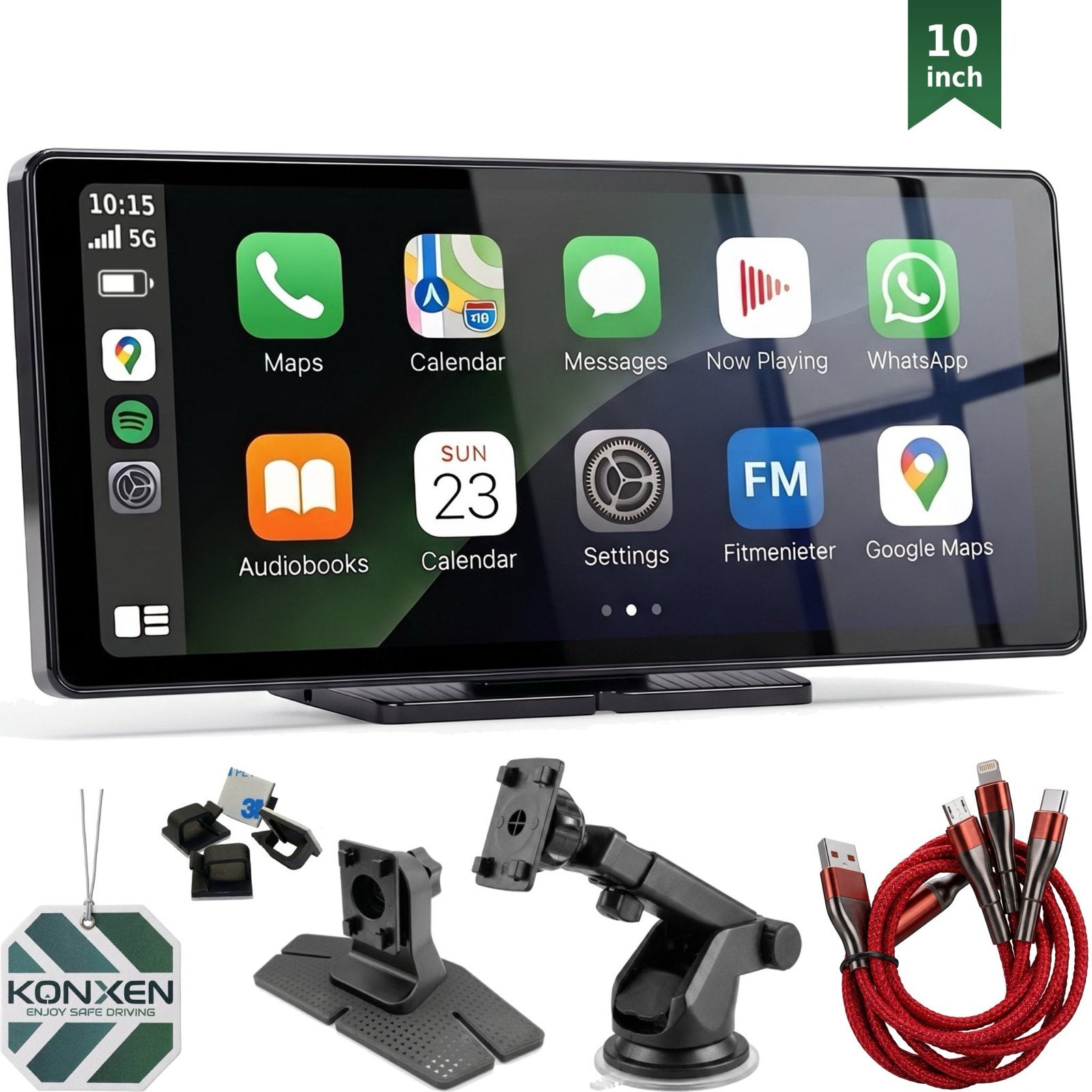 Konxen® 10,26” Apple CarPlay & AndroidAuto, 2 Jaar Garantie, Verzenden, Nieuw