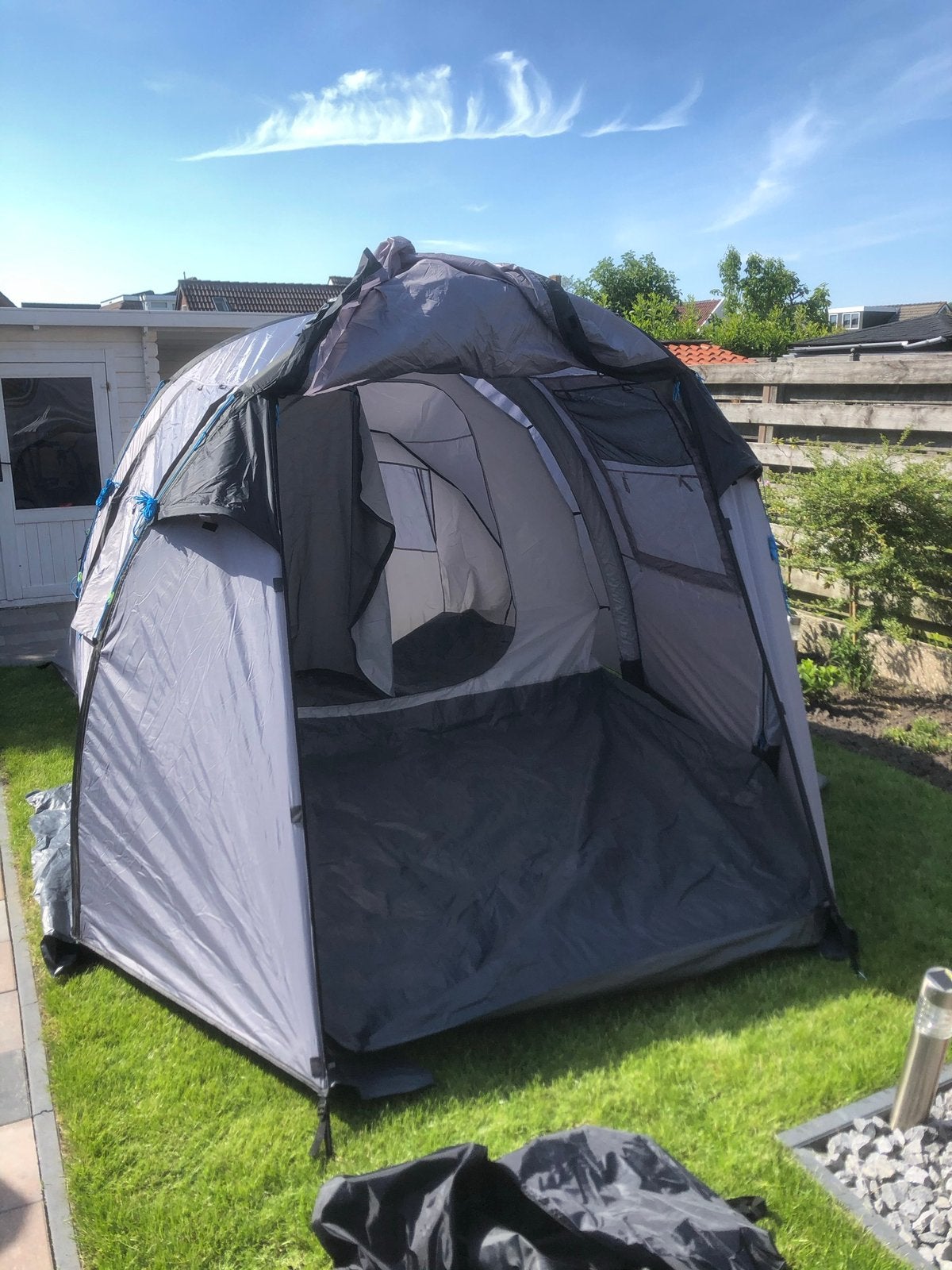 Albatros easy air 3 pers, Caravans en Kamperen, Tenten, Ophalen of Verzenden, Gebruikt, Tot en met 4