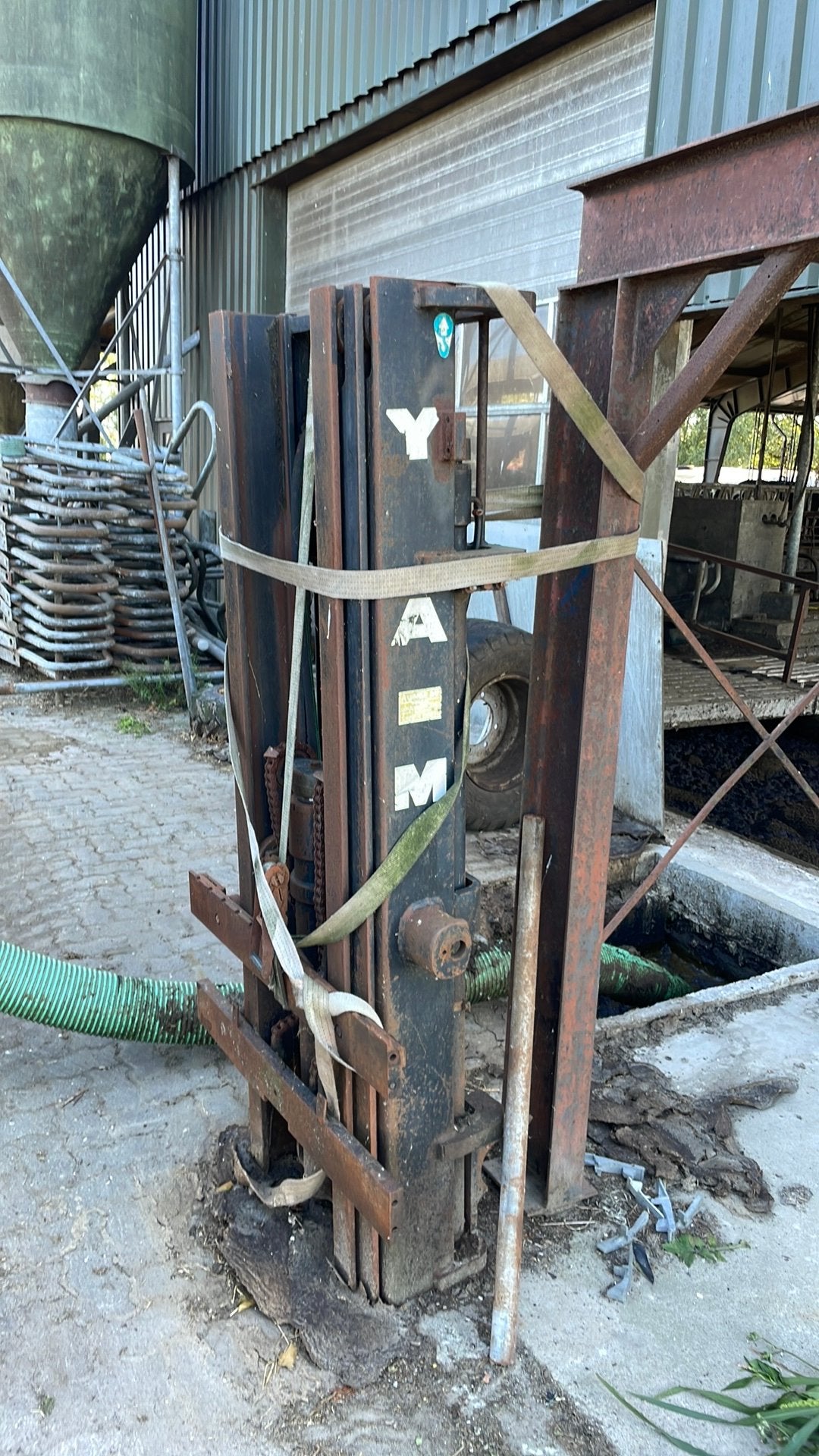 YAM heftruck lift, Ophalen, Gebruikt