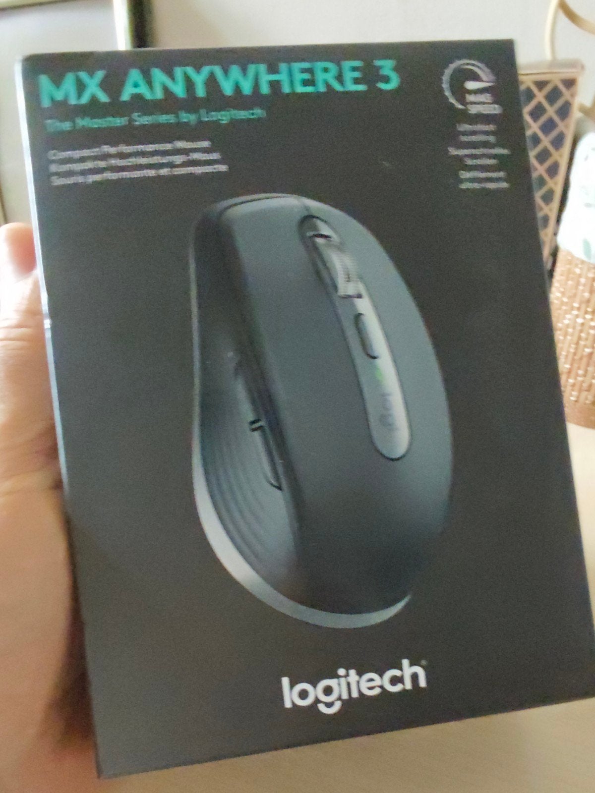 Logitech MX Anywhere 3 Compacte Draadloze Muis, Computers en Software, Rechtshandig, Muis, Ergonomisch, Logitech