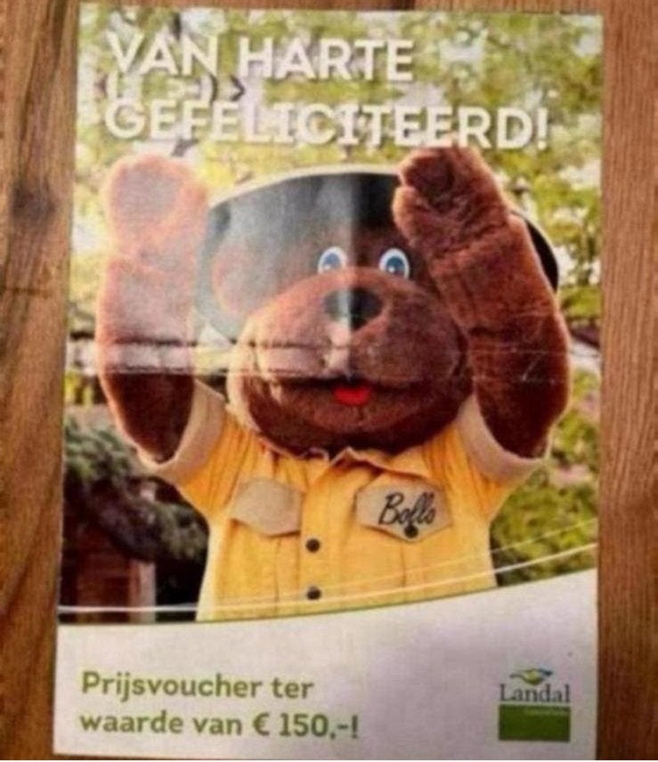 GEZOCHT: Landal prijsvoucher / cadeaubon / giftcard, Overige typen