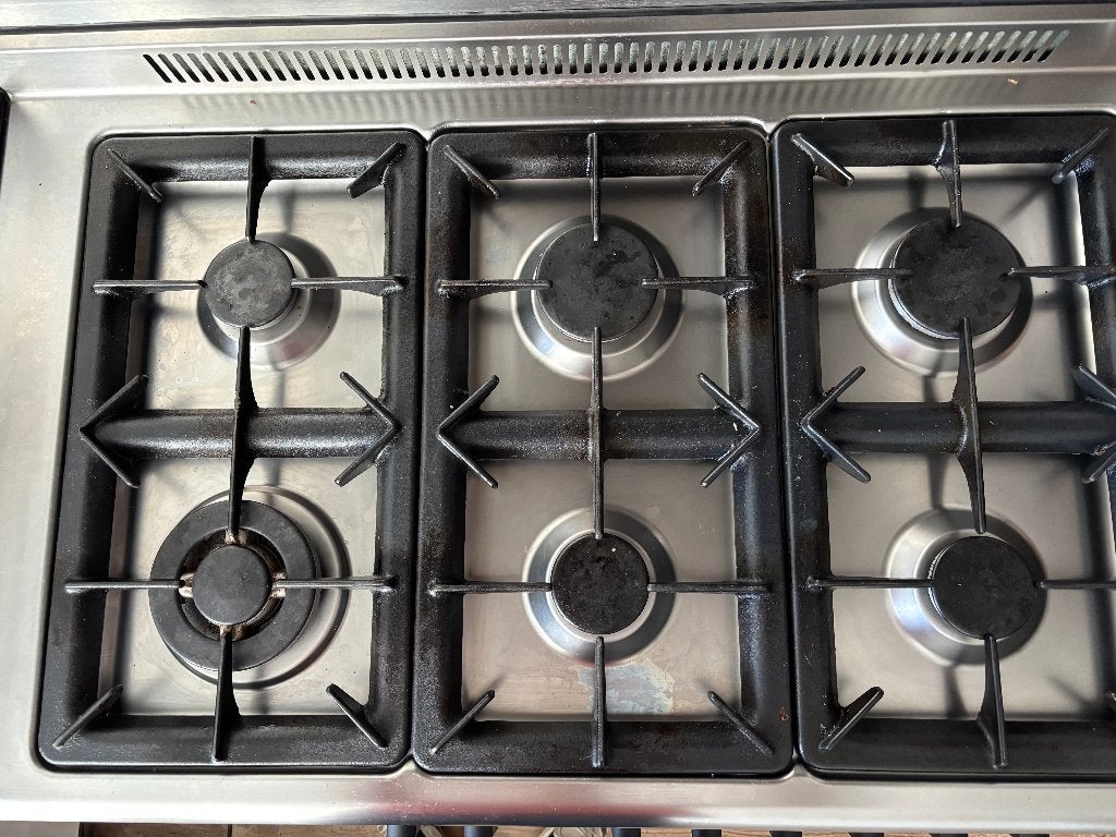 Pelgrim Fornuis met Oven - RVS, Ophalen, Gebruikt, Oven, Hete lucht
