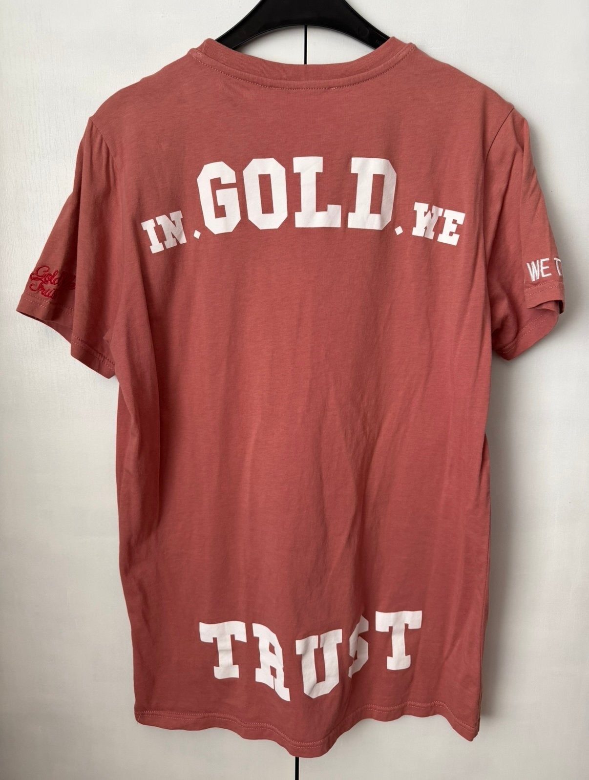 In Gold We Trust heren t-shirt (maat XL) (nieuw), Ophalen of Verzenden, Zo goed als nieuw, Maat 56/58 (XL)