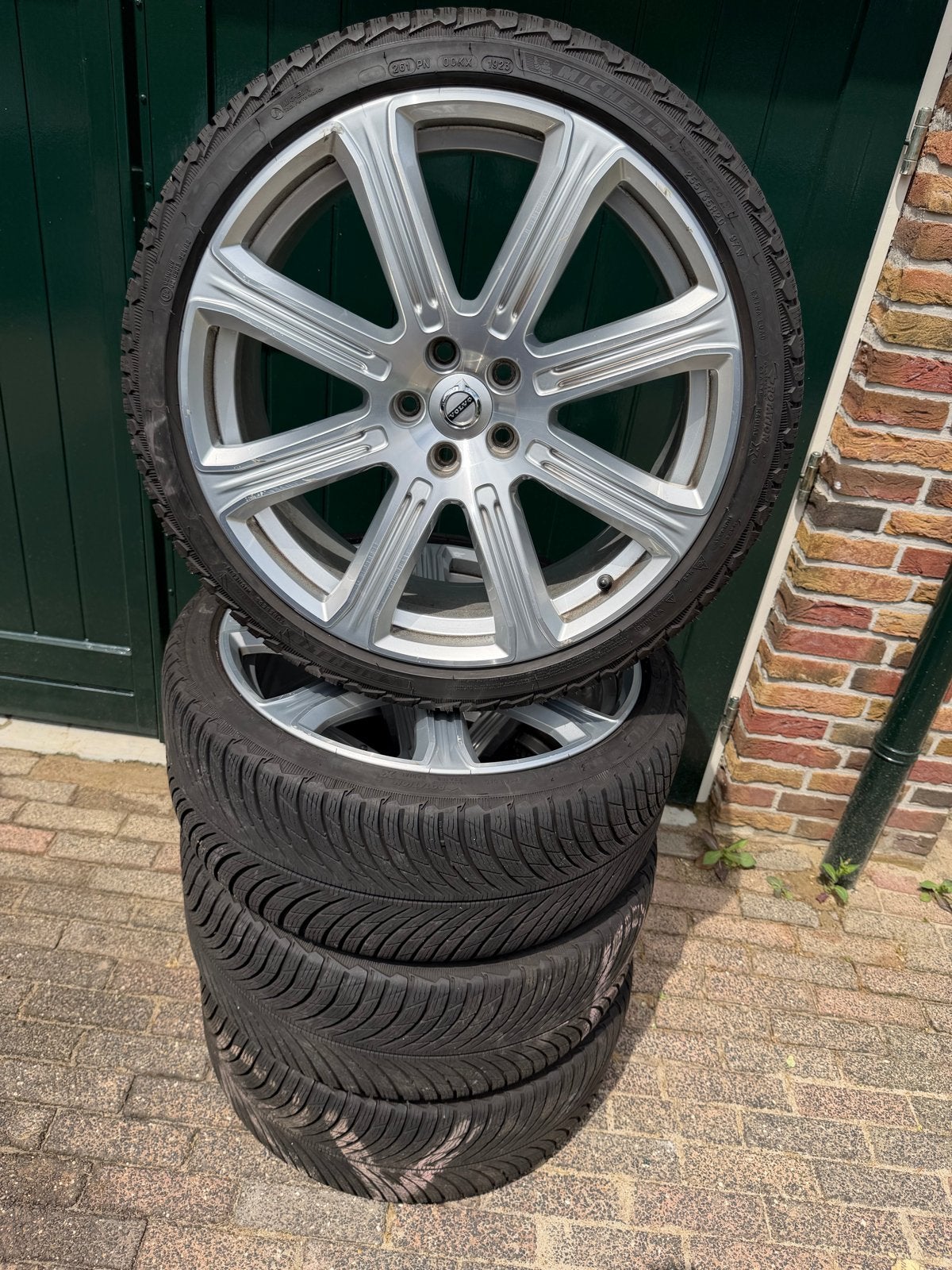 Volvo 20” met Michelin Winterbanden 255/35R20 voor V90/S90, Ophalen, Gebruikt, 255 mm, Banden en Velgen