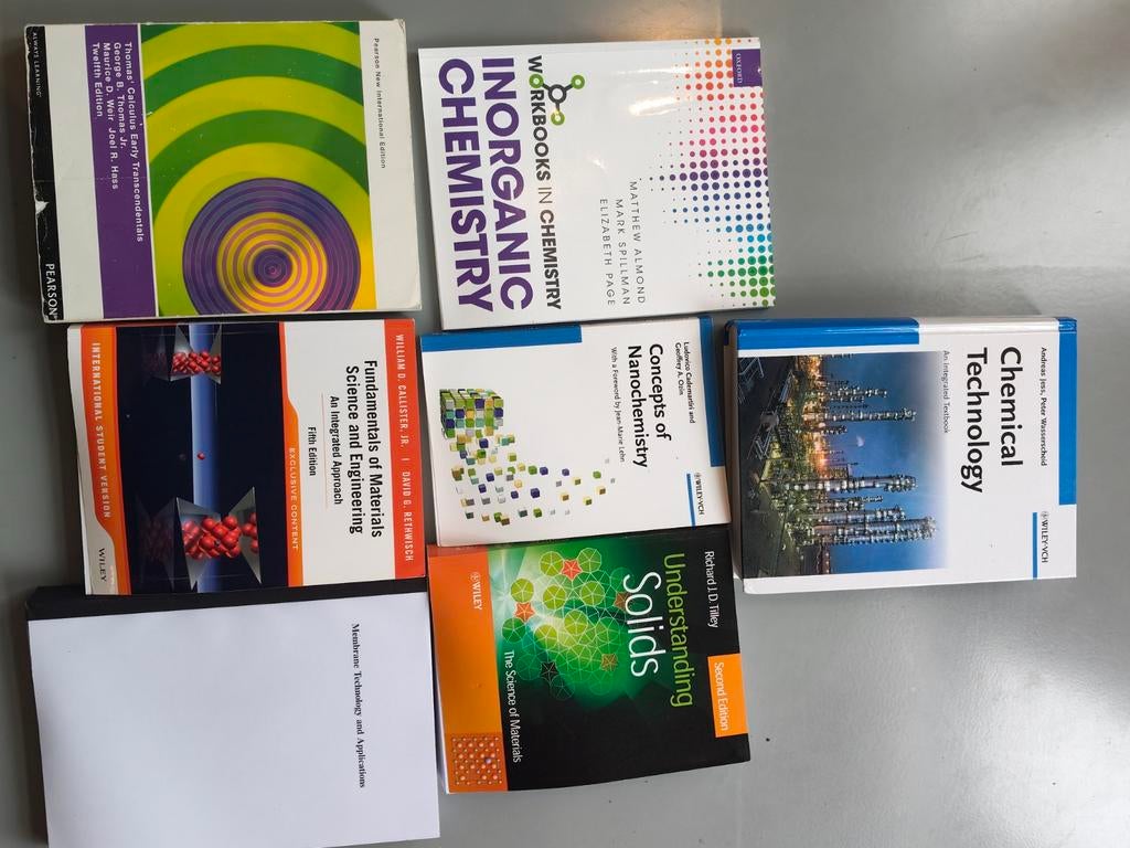 Chemical Engineering boeken, Ophalen of Verzenden, Zo goed als nieuw, Overige onderwerpen, Diverse auteurs