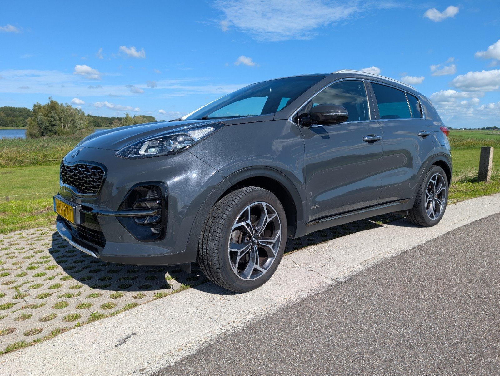 Kia Sportage 1.6 T-gdi 2019 4WD nieuwe APK, Lane Keeping Assist, Leder, Bedrijf, Handgeschakeld