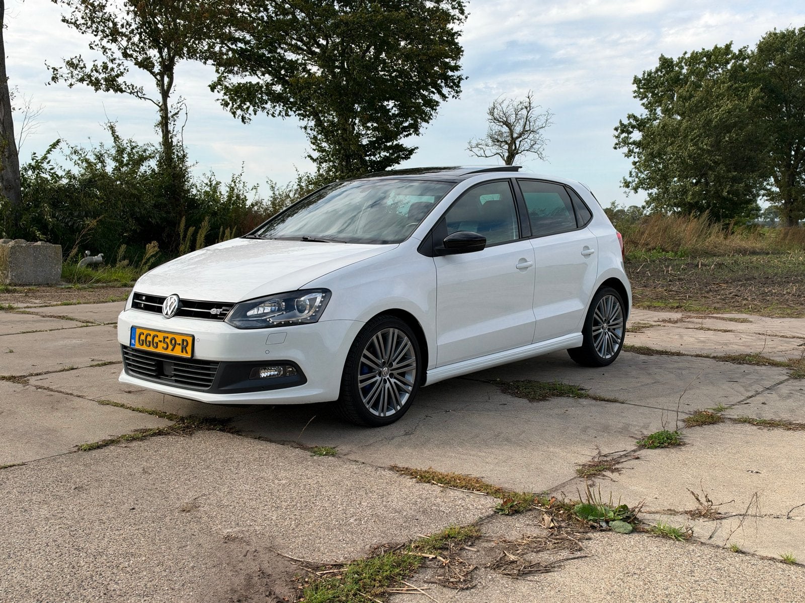 Volkswagen Polo BlueGT DSG 2017, 4 cilinders, 150 pk, Wit, Particulier