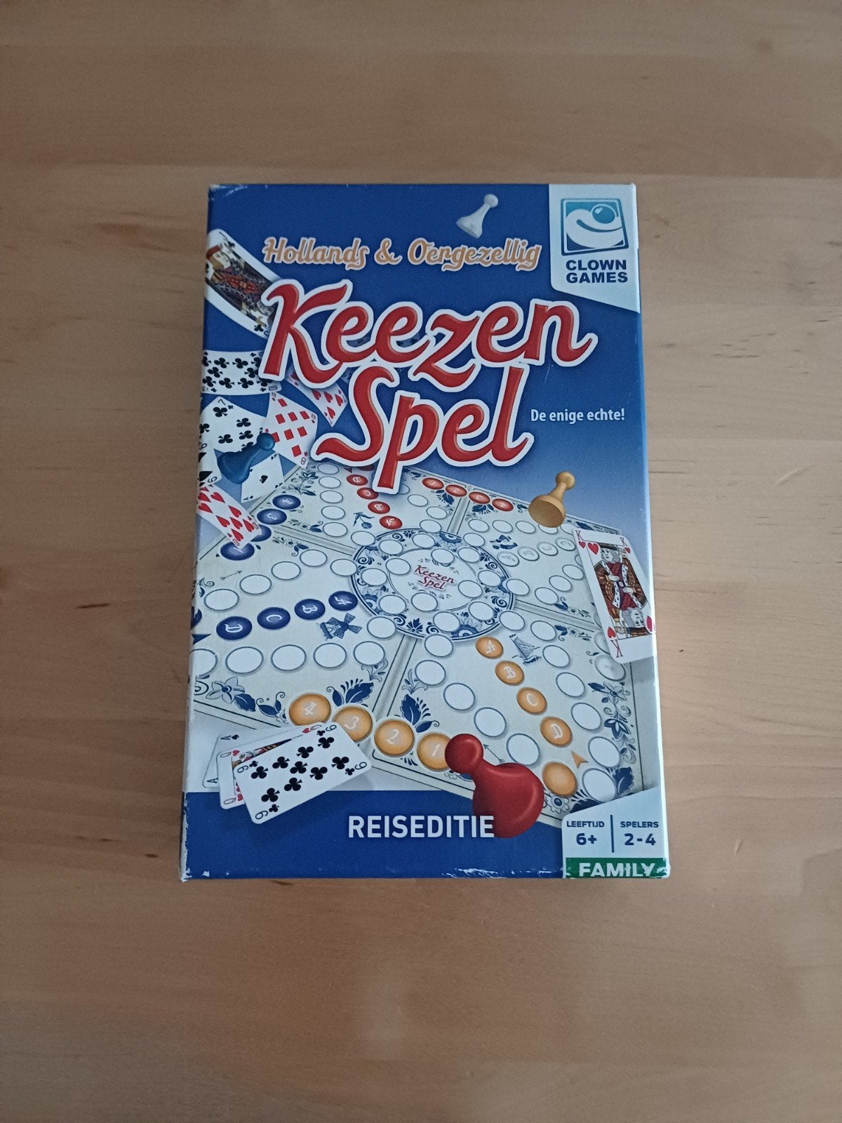 Keezen Spel Reiseditie - Hollands & Ongezellig, Zo goed als nieuw, Drie of vier spelers, Reisspel, Ophalen