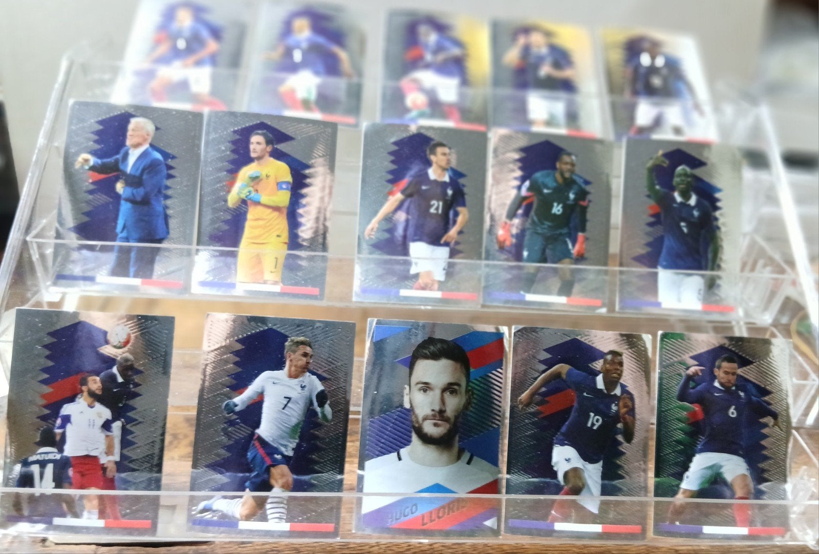 Voetbalplaatjes Frankrijk WK/EK, Ophalen of Verzenden, Zo goed als nieuw, Buitenlandse clubs, Poster, Plaatje of Sticker