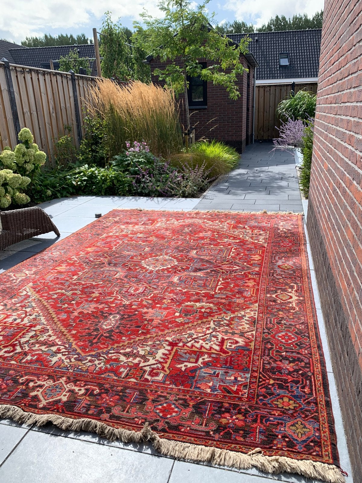 Prachtig Groot Perzisch Vloerkleed Louis de Poortere., Huis en Inrichting, Stoffering | Tapijten en Kleden, Ophalen, Blauw, 200 cm of meer