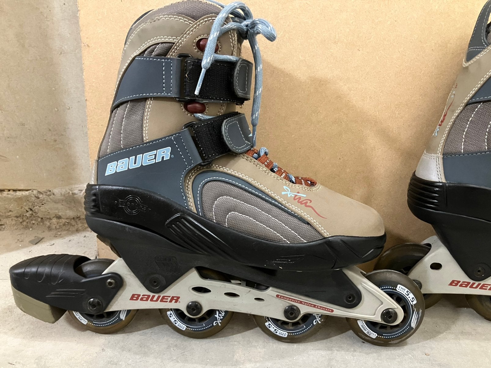 Bauer inline skates voor dames, Ophalen, Bauer, Zo goed als nieuw, Inline skates 4 wielen