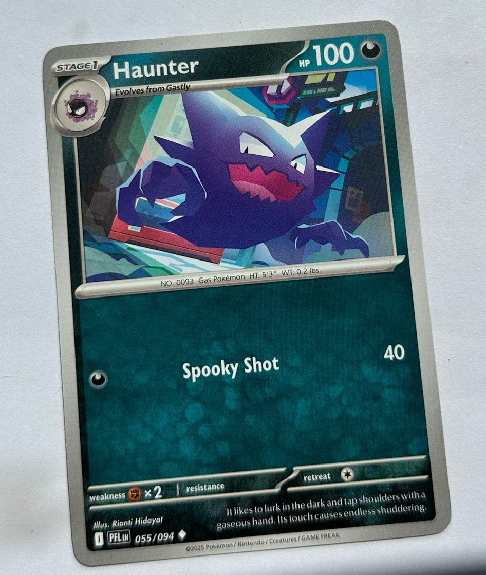 Haunter Pokémon Kaart - 055/094 PFLEN, Hobby en Vrije tijd, Ophalen of Verzenden, Zo goed als nieuw, Losse kaart