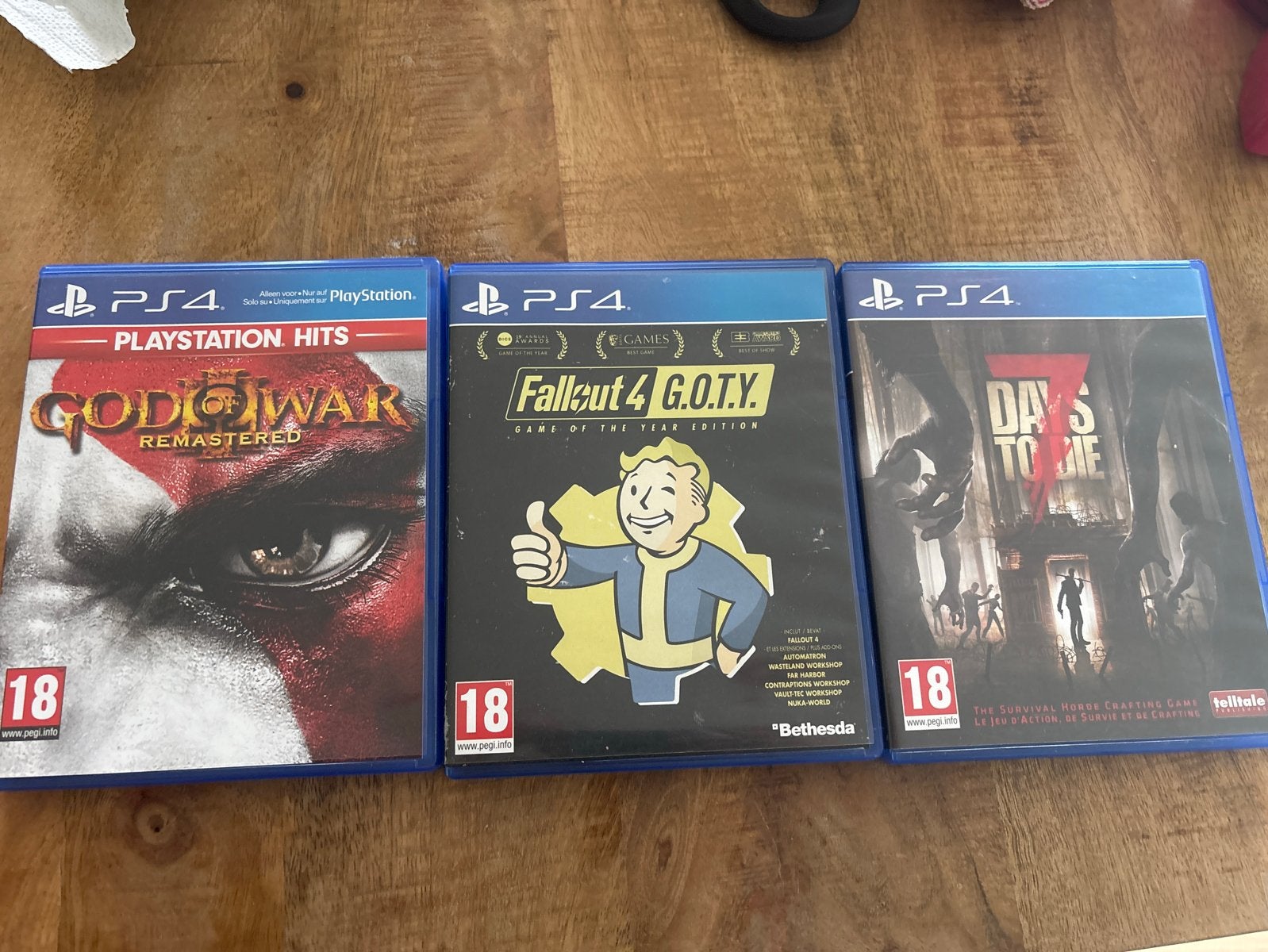 PS4 Games: God of War, Fallout 4 GOTY, Days Gone, Spelcomputers en Games, Games | Sony PlayStation 4, Avontuur en Actie, Vanaf 18 jaar
