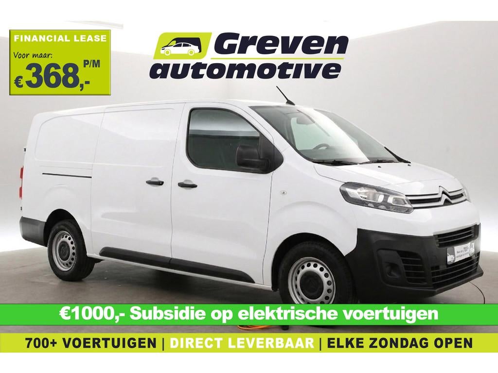 Citroën ë-Jumpy Club XL 75kWh L3H1 | Snelladen | Airco | C, 136 pk, Gebruikt, Citroën, Wit