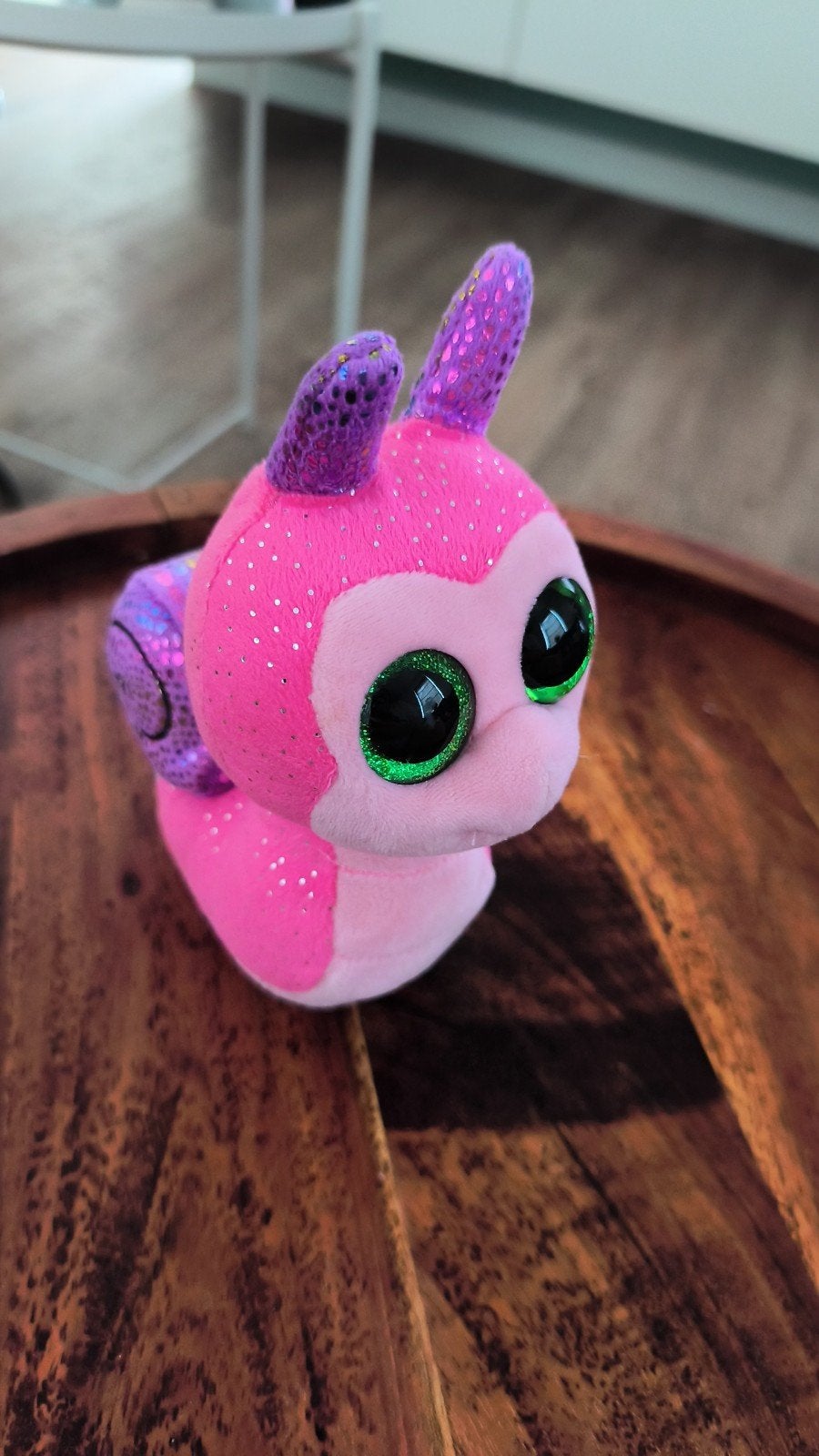 Roze Ty Beanie Boo slak, Verzenden, Overige typen, Zo goed als nieuw, Roze