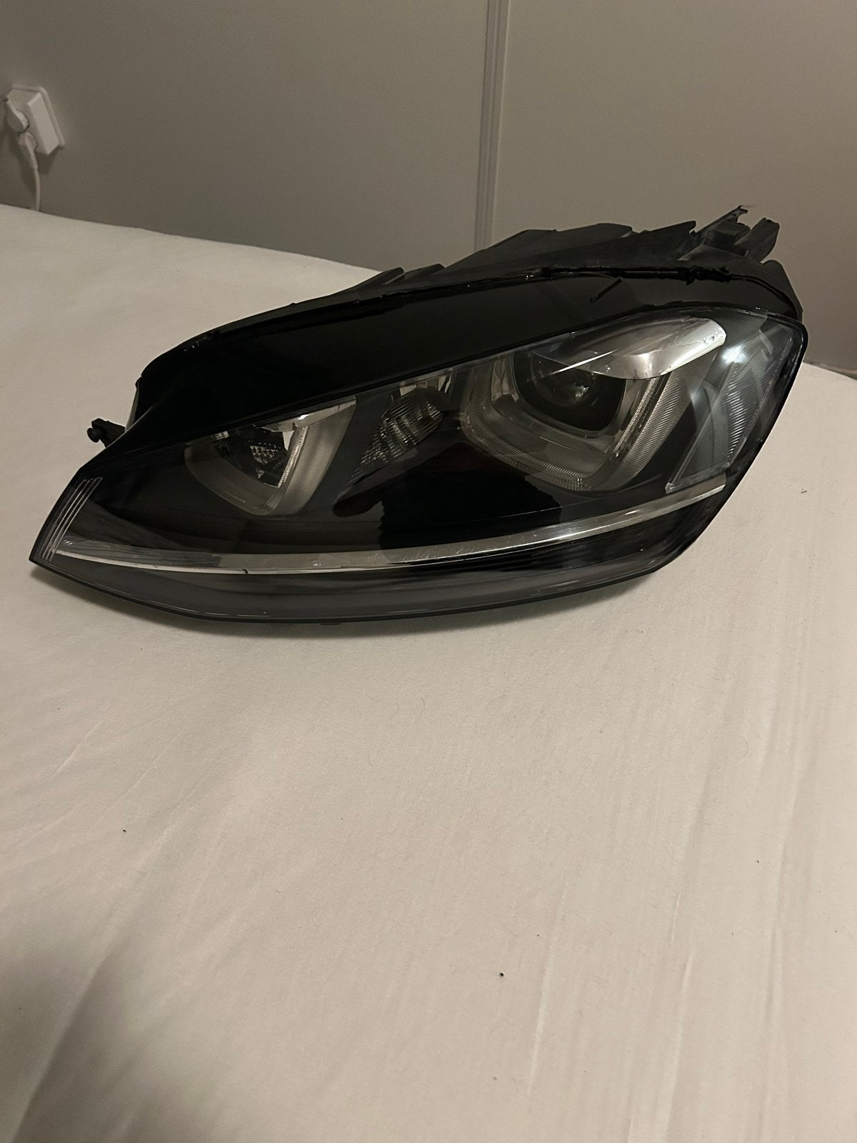 Volkswagen Golf 7 Koplamp links xenon zonder modules, Ophalen of Verzenden, Gebruikt, Volkswagen
