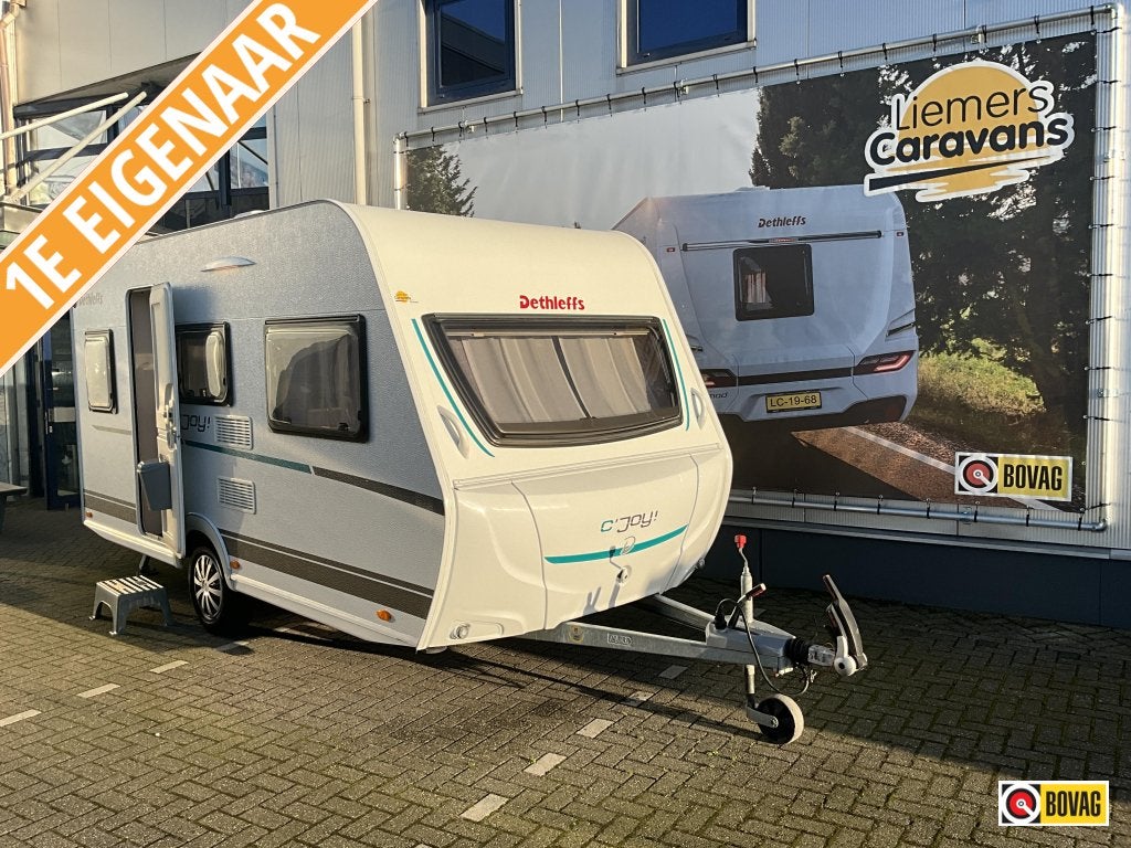 Dethleffs C'Joy 410 QL LUIFEL-LICHTGWICHT-MOVER, Standaardzit, Schokbreker, Bedrijf, Dwarsbed