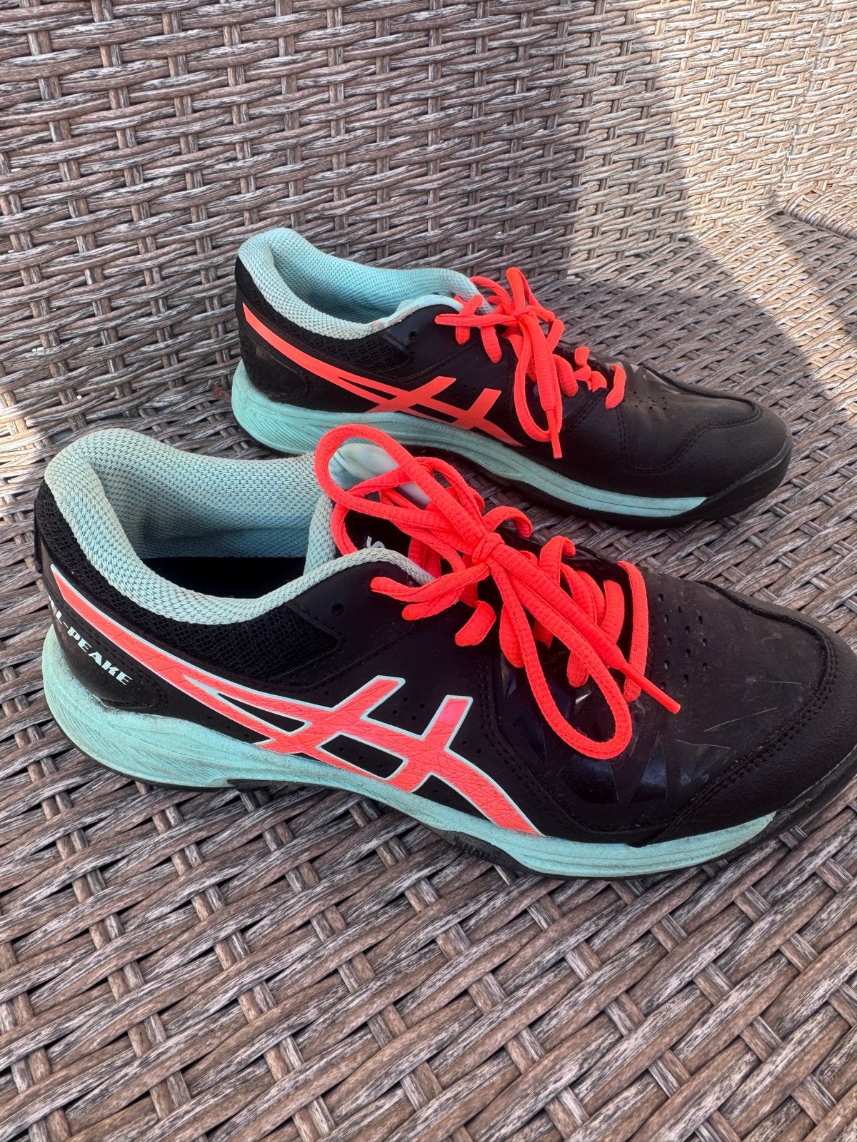 ASICS GEL-PEAKE Hockeyschoenen (maat 39), Ophalen of Verzenden, Gebruikt, Schoenen