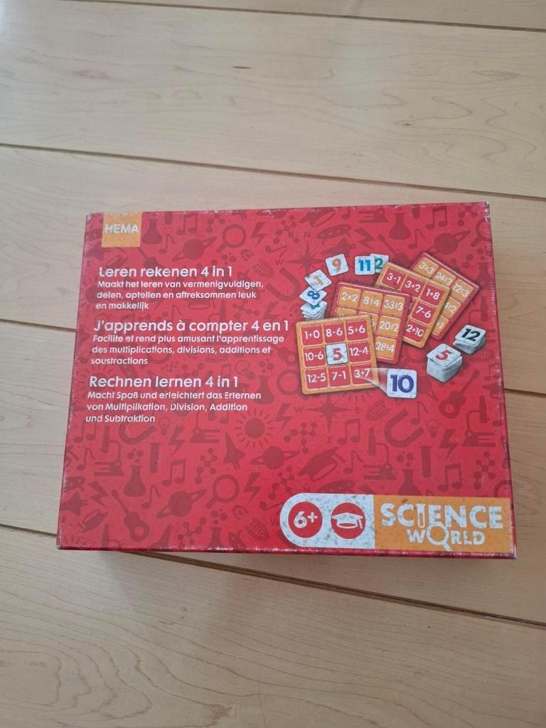 Hema Leren Rekenen 4 in 1 - Educatief Spel, Ophalen of Verzenden, Gebruikt, Rekenen