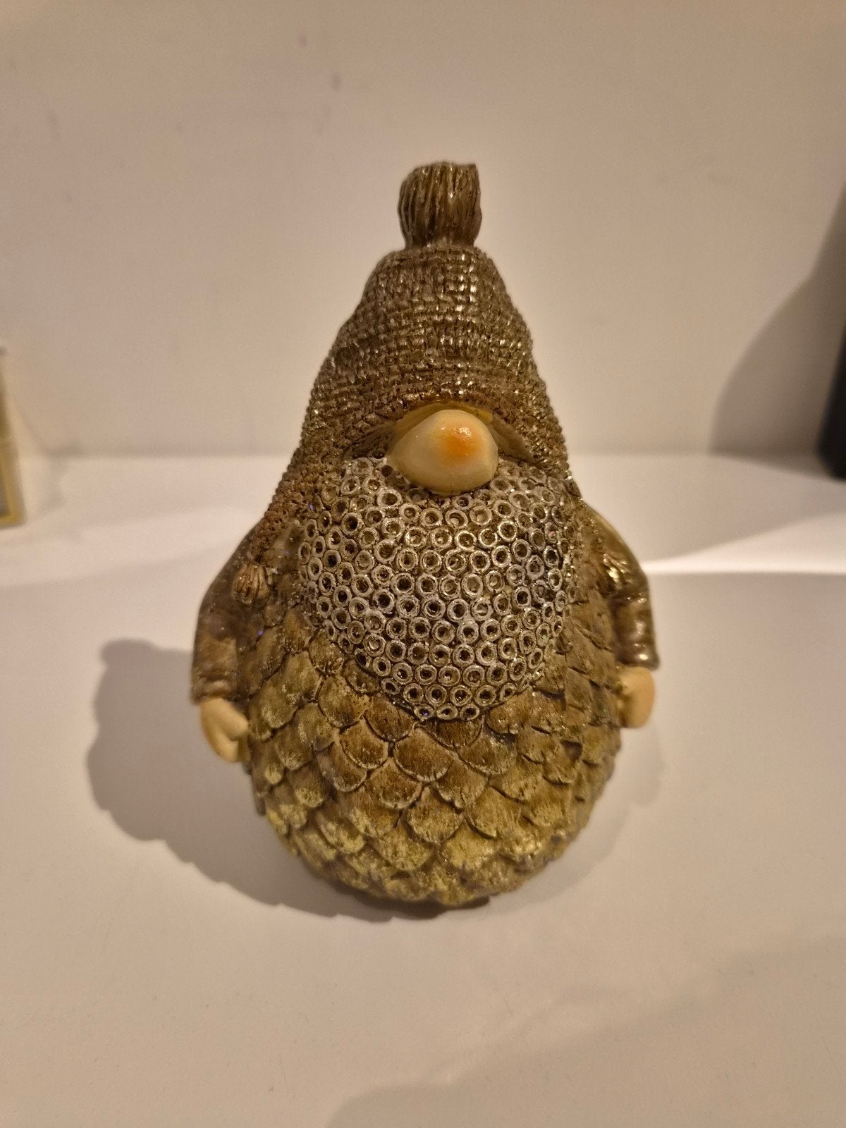 Gouden kabouter beeldje - Decoratie, Ophalen, Zo goed als nieuw