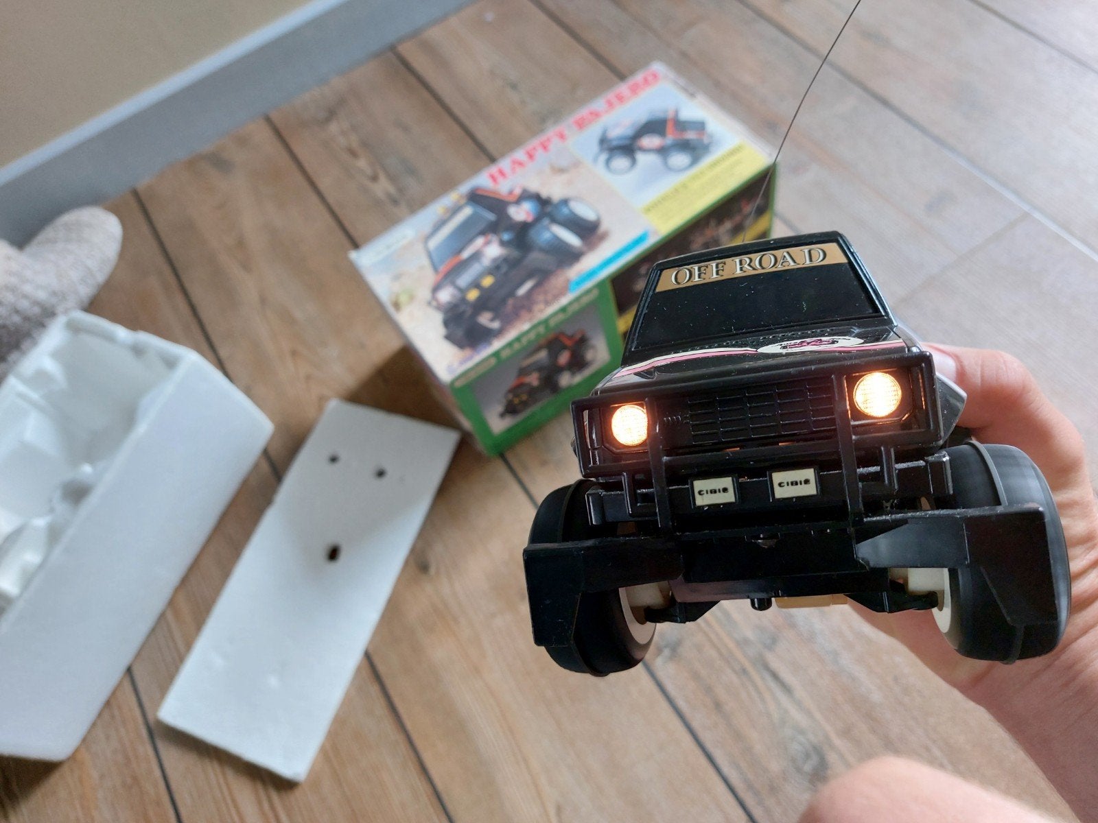 Nikko Happy Pajero RC Auto Nette Staat met Doos(goed lezen), Hobby en Vrije tijd, Modelbouw | Radiografisch | Auto's, Zo goed als nieuw