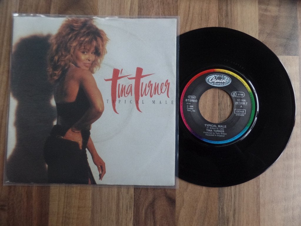 single  Tina Turner - Typical Male, Ophalen of Verzenden, Gebruikt, 7 inch, Rock en Metal
