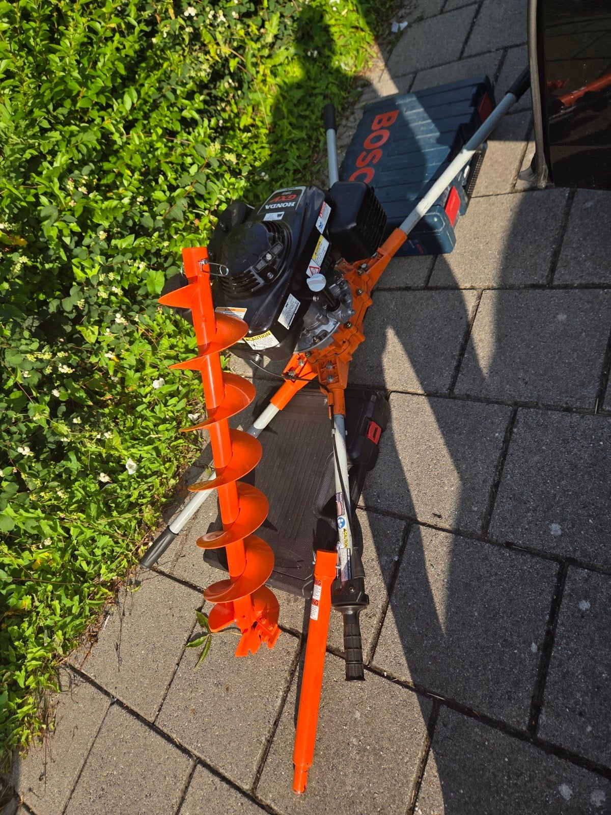 Honda grondboor - Zeer weinig gebruikt, Ophalen, Zo goed als nieuw, 600 watt of meer, Overige typen